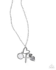 Purely Blessed - Silver w/Pearl Cross Necklace