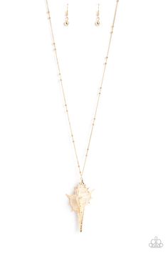Sea Conch Gold Necklace