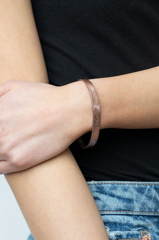 Sweetly Named "Mother" Copper Bracelet