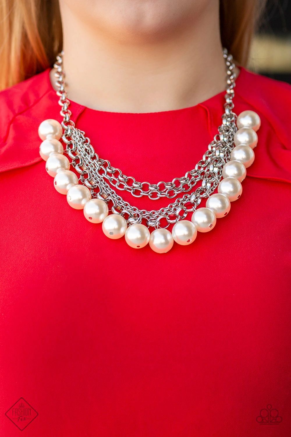 Wall Street Fashion Fix Set - One-Way WALL STREET - Silver & Pearls