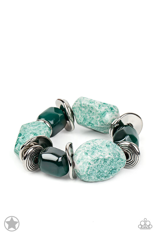 Glaze of Glory - Blue-Green Bracelet