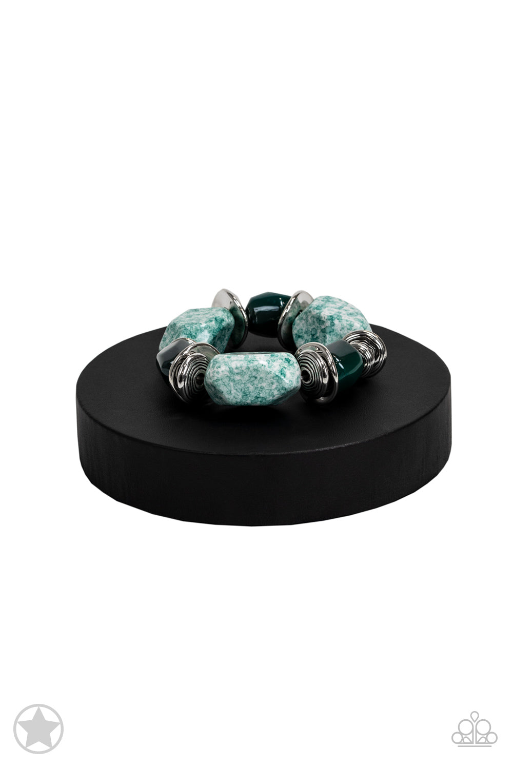 Glaze of Glory - Blue-Green Bracelet