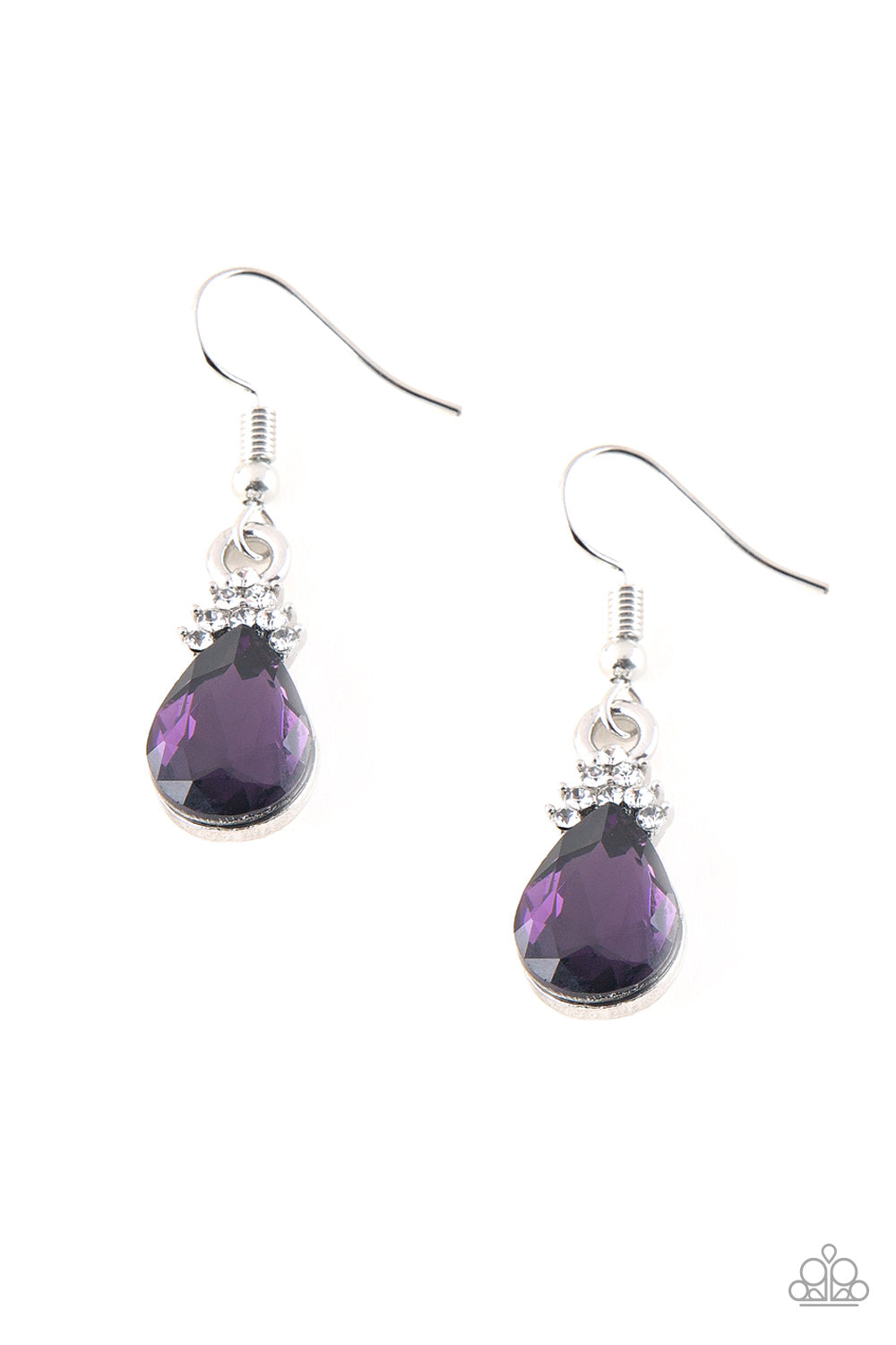 5th Avenue Fireworks - Purple Earrings