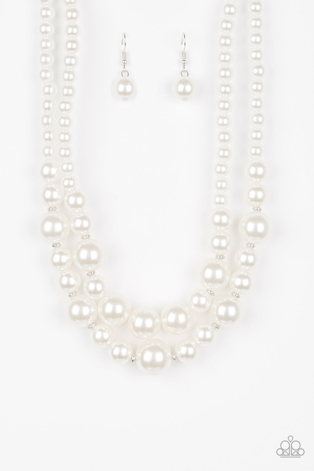 The More The Modest - White Pearls Necklace