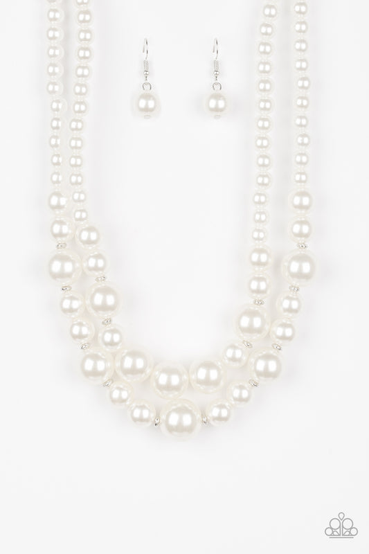 The More The Modest - White Pearls Necklace