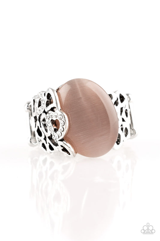 So In Love - Silver w/Brown Ring