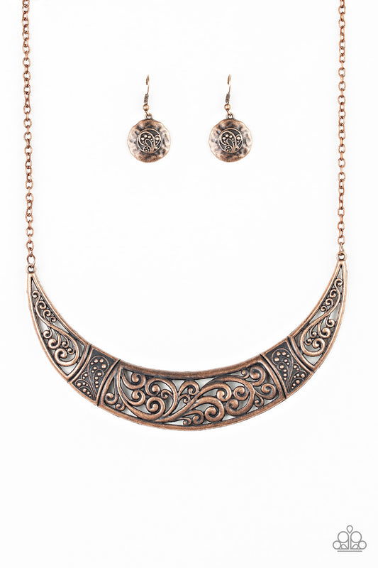 Bull In A China Shop - Copper Neclace