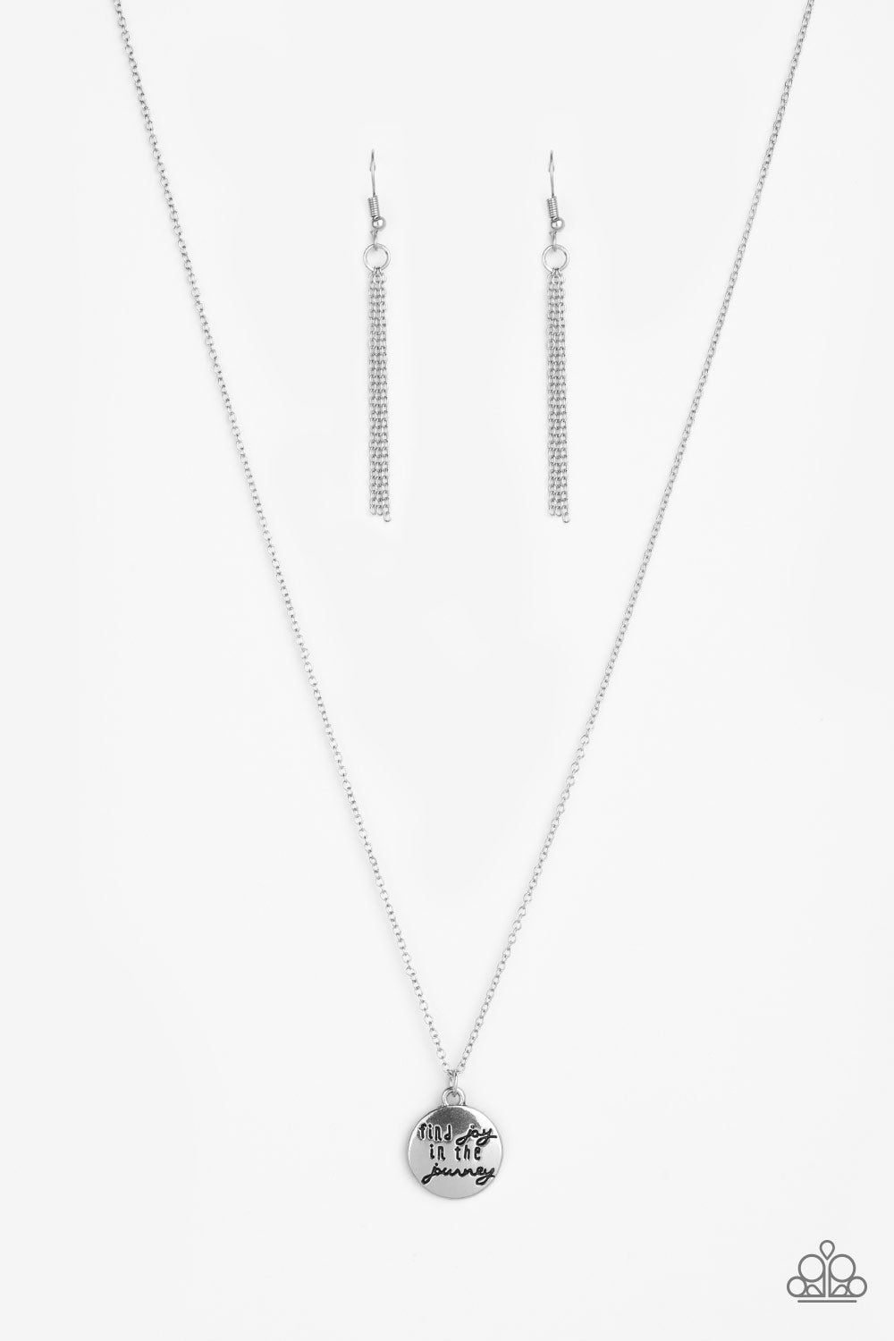 Find Joy - Silver Necklace - Paparazzi Accessories