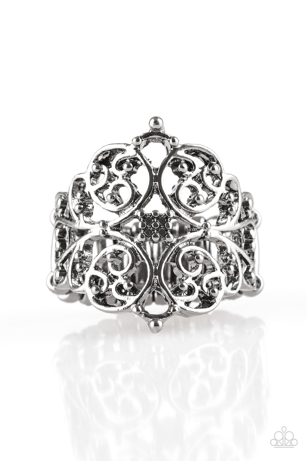Victorian Valor - Gunmetal (Black) Ring