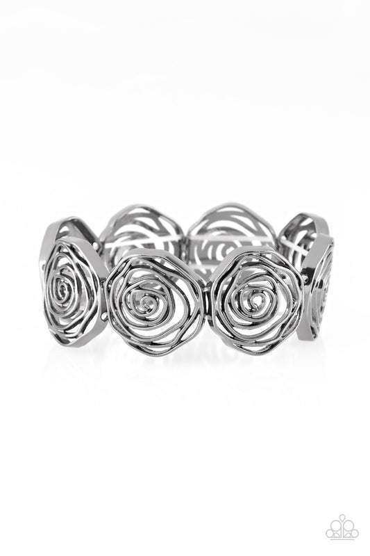 Beat Around The ROSEBUSH - Gunmetal (Black) Bracelet