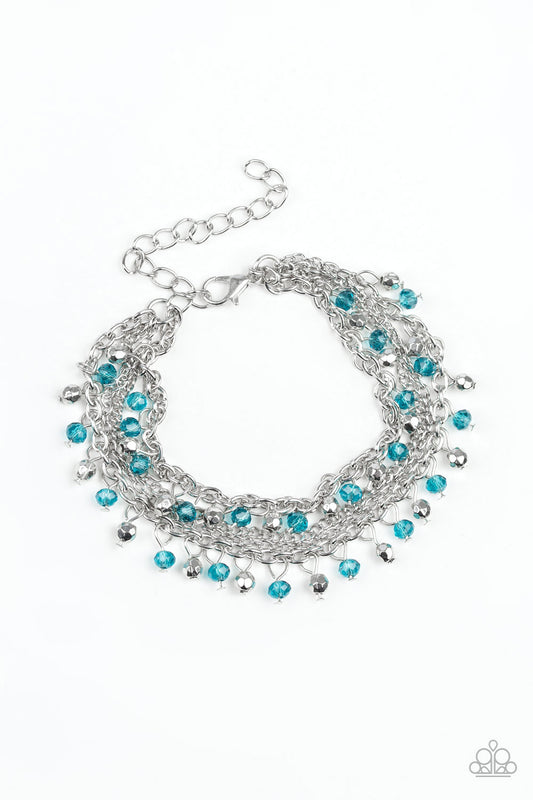 Cash Confidence - Blue Bracelet - Paparazzi Accessories