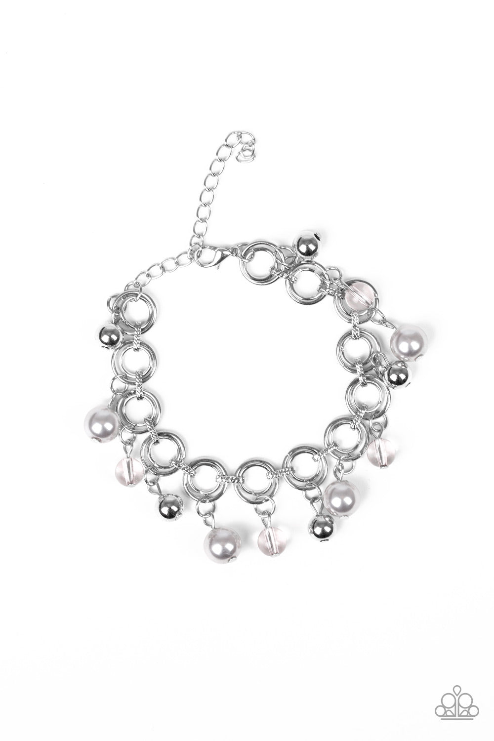 Fancy Fascination - Silver Bracelet - Paparazzi Accessories