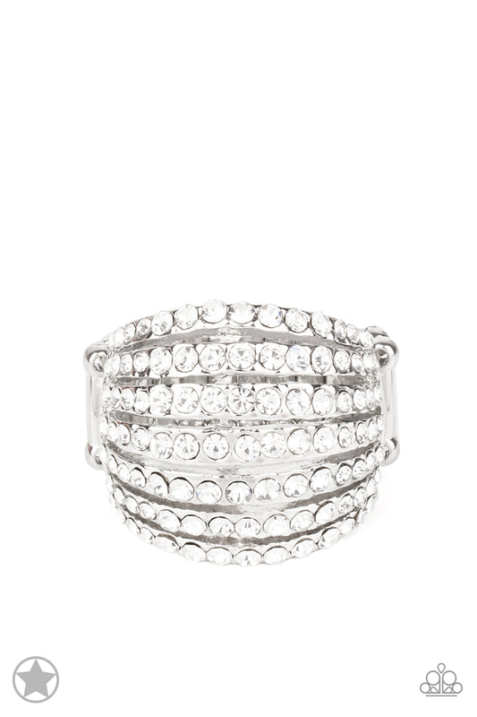 Blinding Brilliance - Silver w/rhinestones Ring