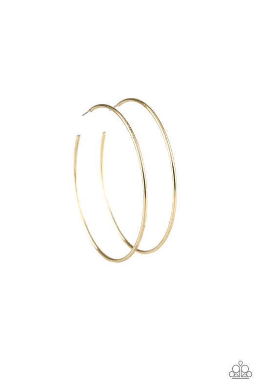 Meet Your Maker! - Brass Hoop Earrings