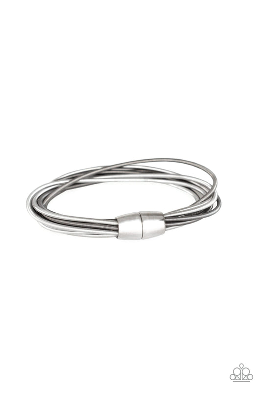 Mainstream Maverick Bracelet  - Silver -  Magnetic