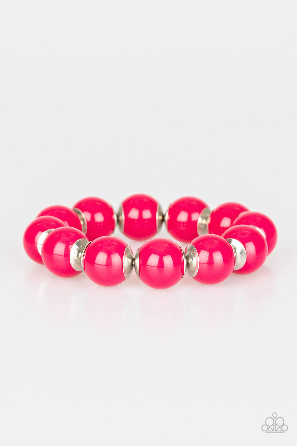 Candy Shop Sweetheart - Pink Bead Bracelet