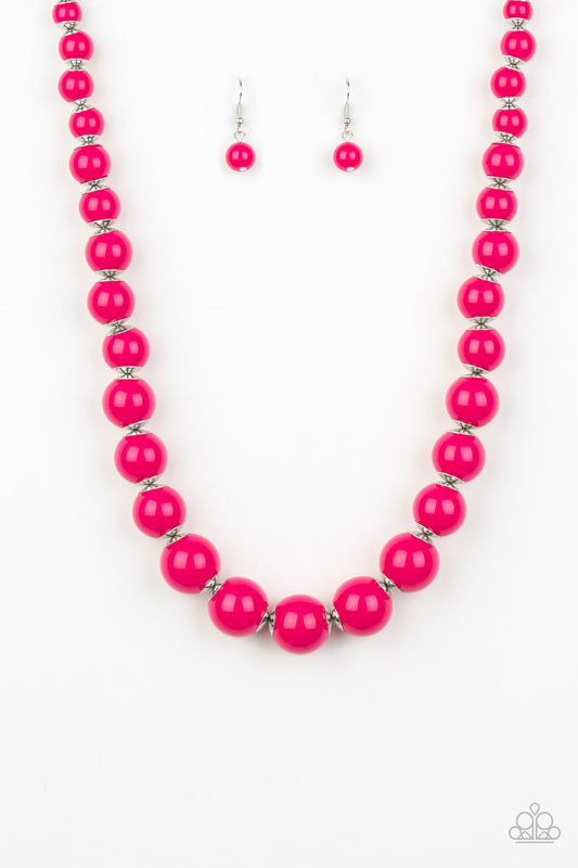 Everyday Eye Candy - Pink Beads Necklace