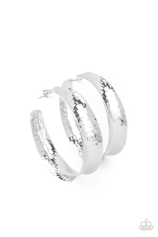 Fearlessly Flared - Silver Earrings