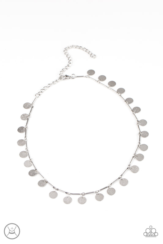 Musically Minimalist - Silver Choker Necklace