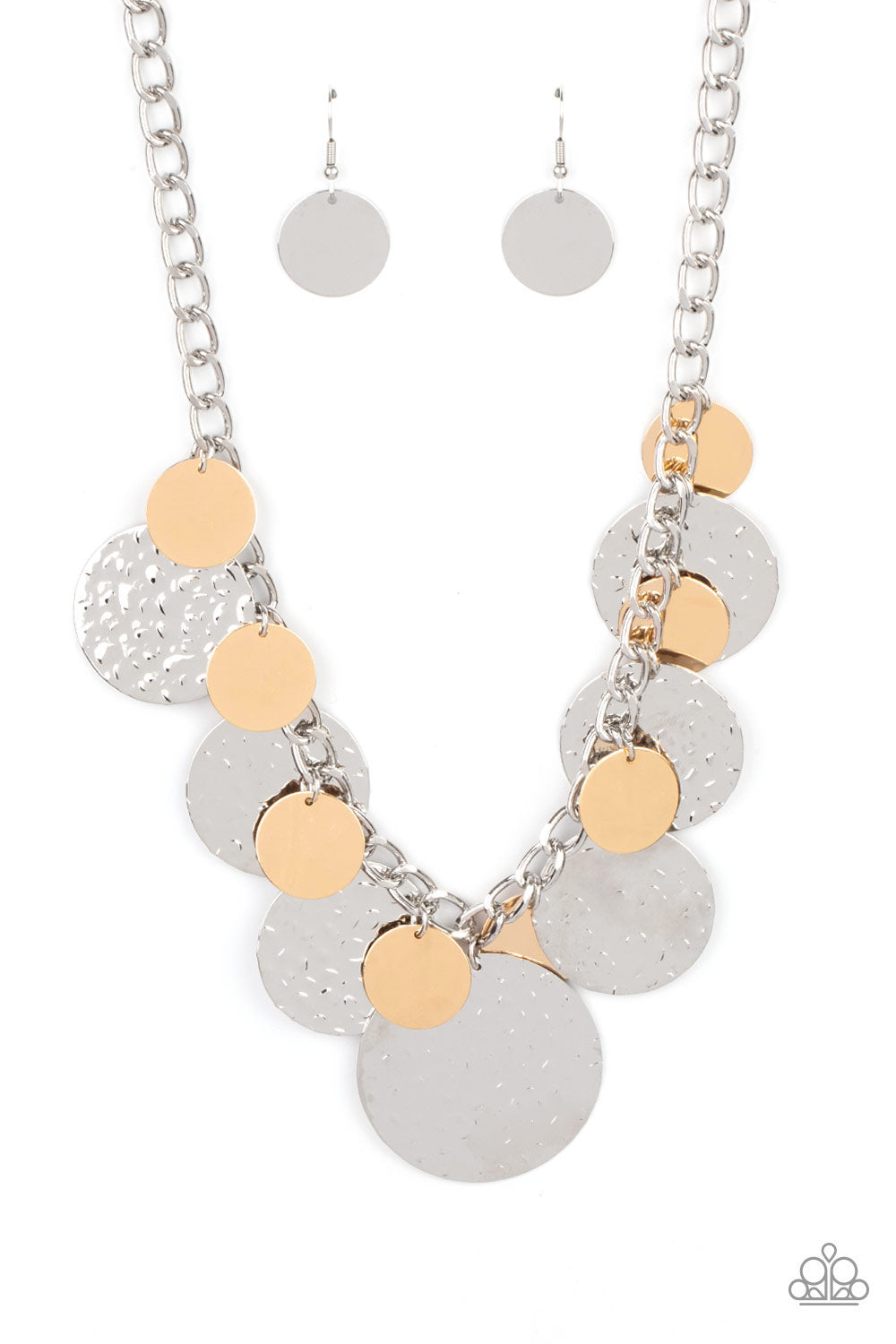 Industrial Grade Glamour - Silver w/Gold Necklace