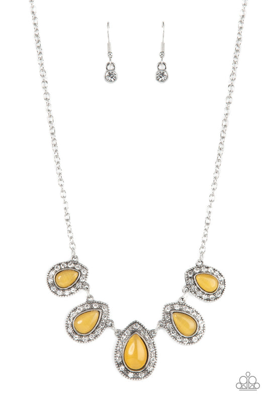 Everlasting Enchantment - Silver w/Yellow Necklace