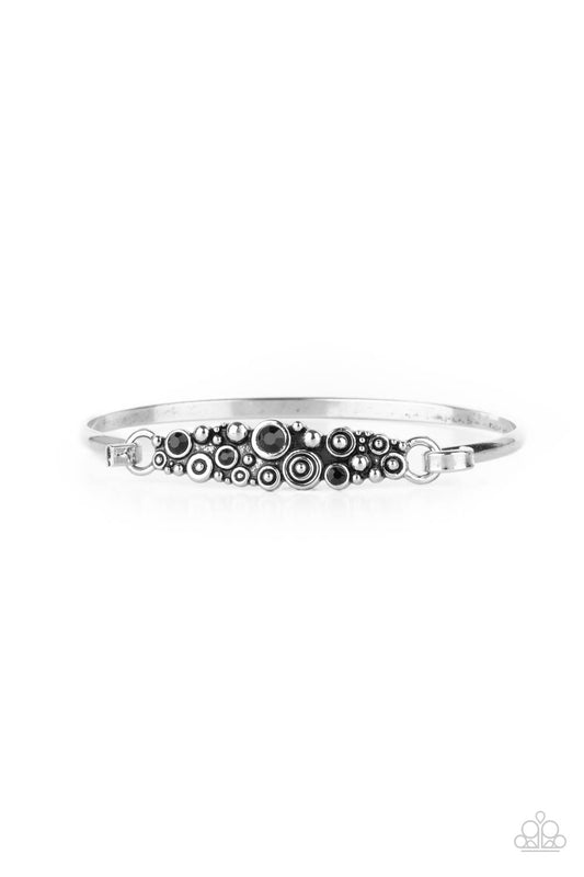Bubbling Whimsy Bracelet - Silver w/Black Bracelet