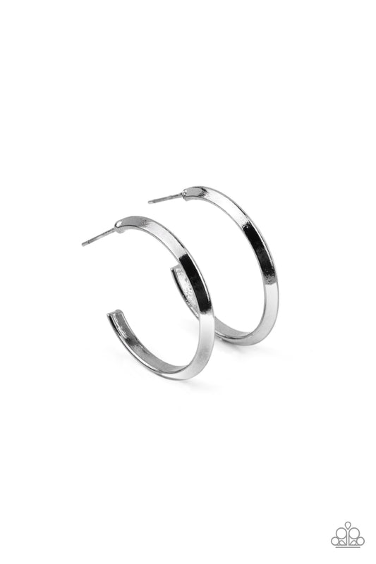 On The Brink - Gunmetal Earrings