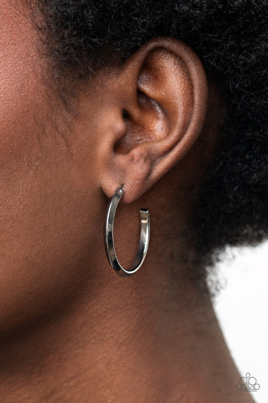 On The Brink - Gunmetal Earrings
