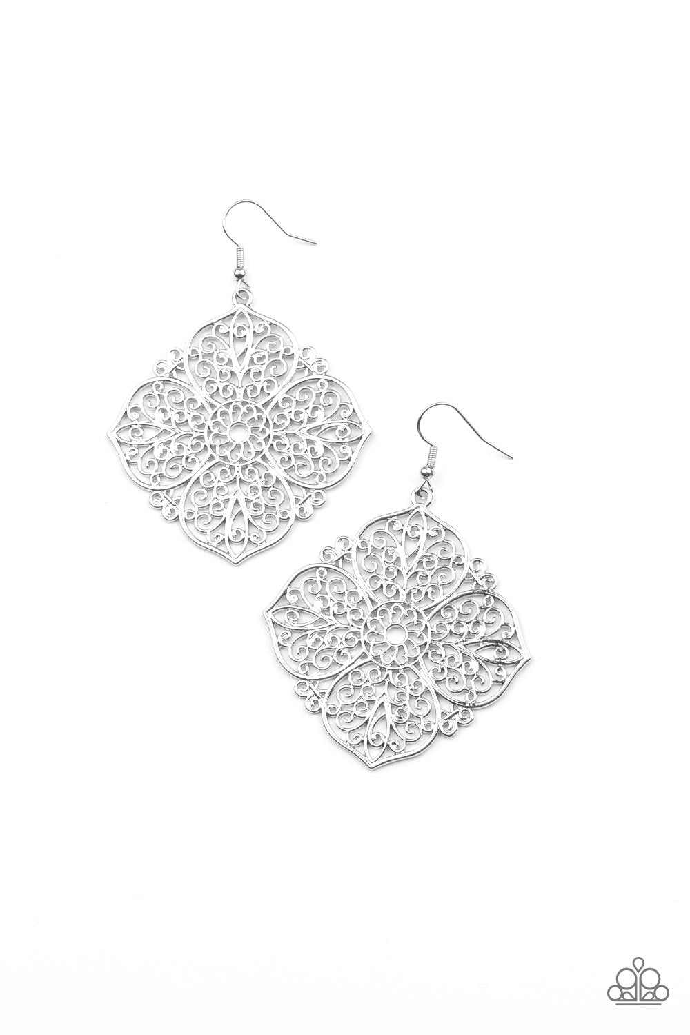 Dubai Detour - Silver Earrings