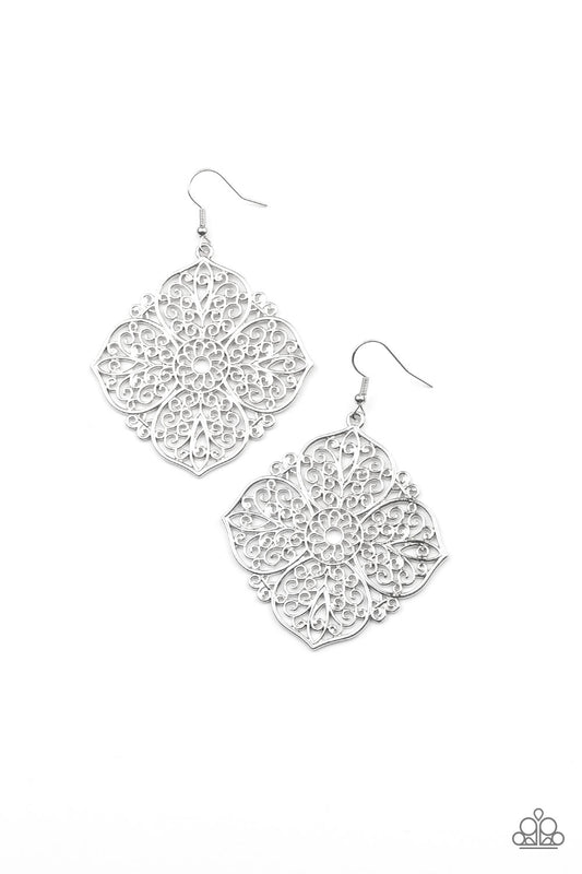 Dubai Detour - Silver Earrings