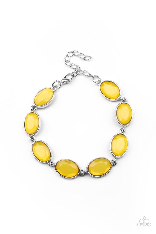 Smooth Move -  Silver w/Yellow Bracelet