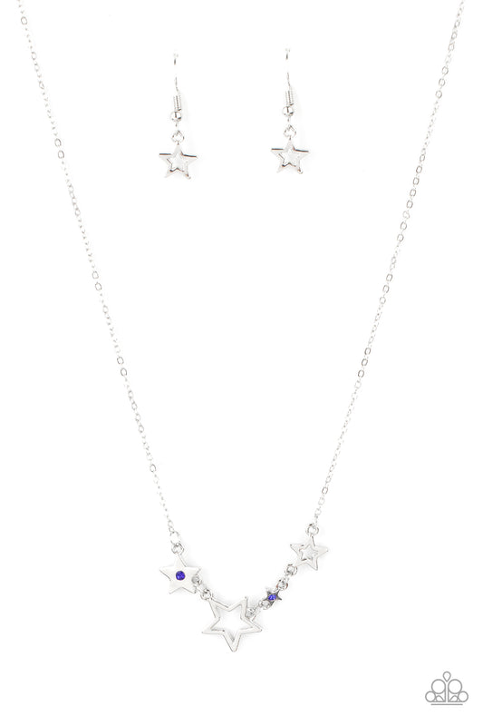 Proudly Patriotic - Blue Star  Necklace