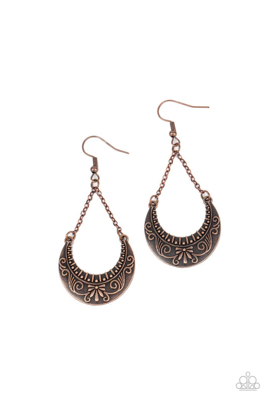 All in the PASTURE - Copper Earrings