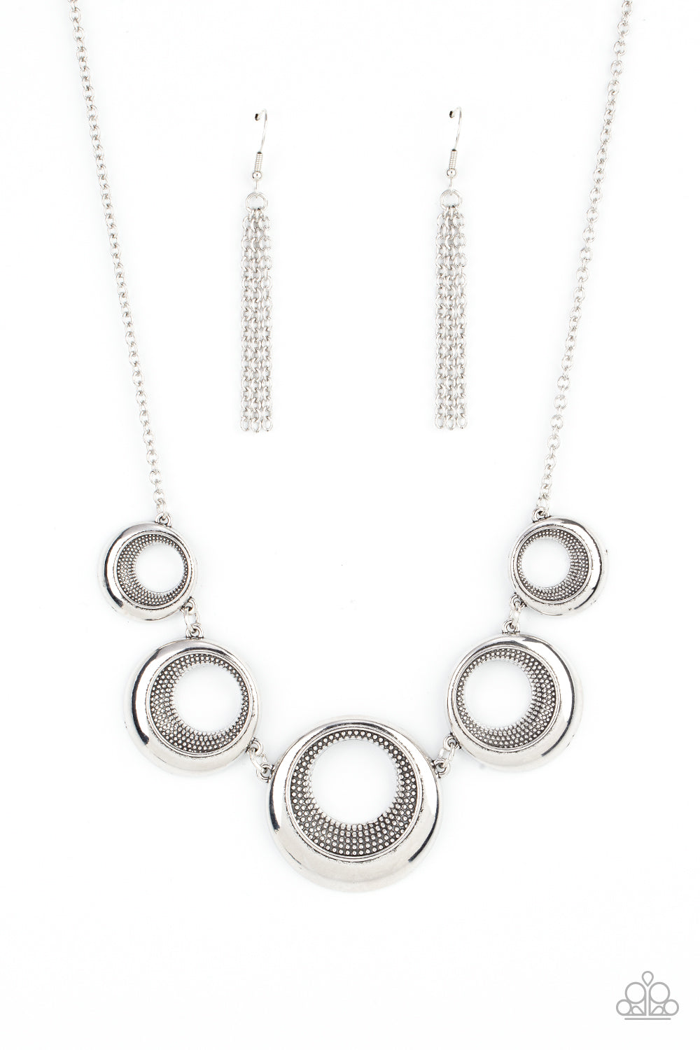 Solar Cycle Necklace - Silver