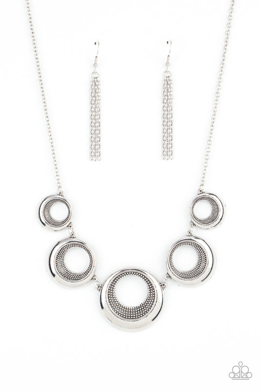 Solar Cycle Necklace - Silver