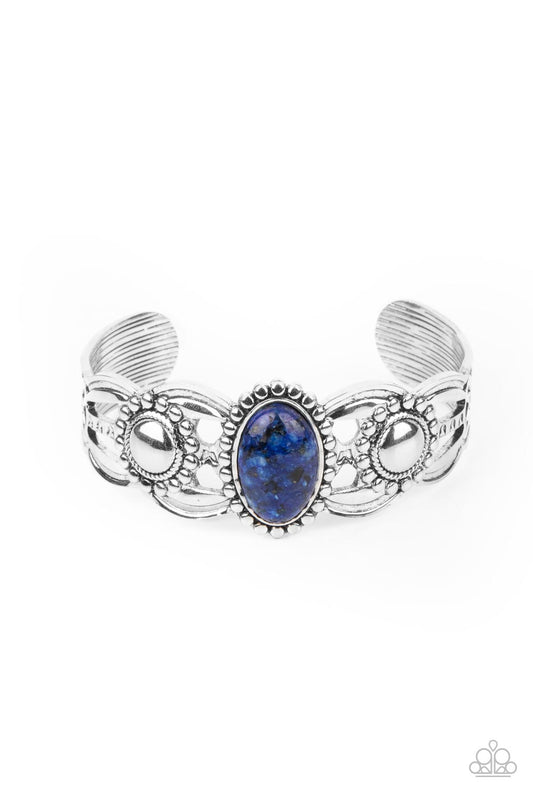 Solar Solstice - Silver w/Blue Sone Bracelet