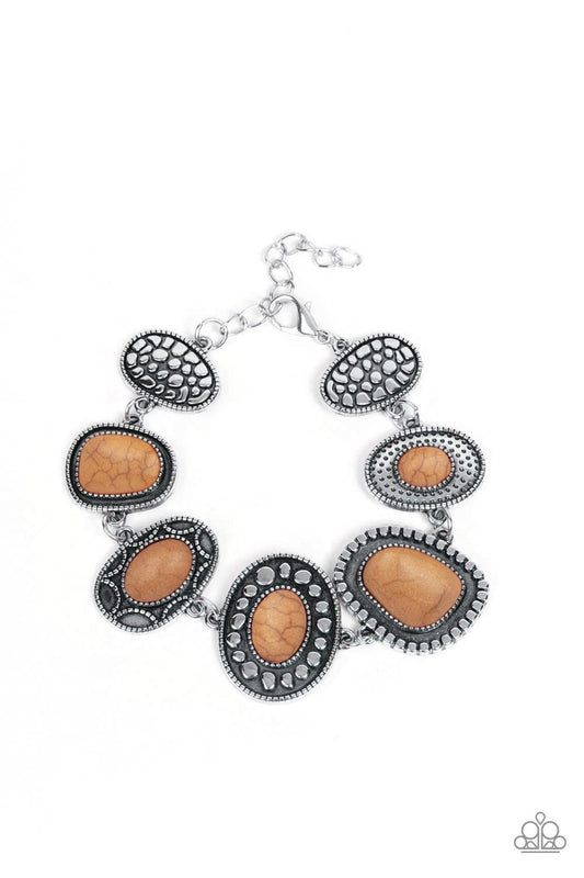 Taos Trendsetter - Silver w/Brown Bracelet