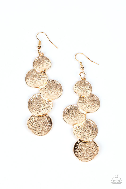 Token Gesture  Earrings - Gold