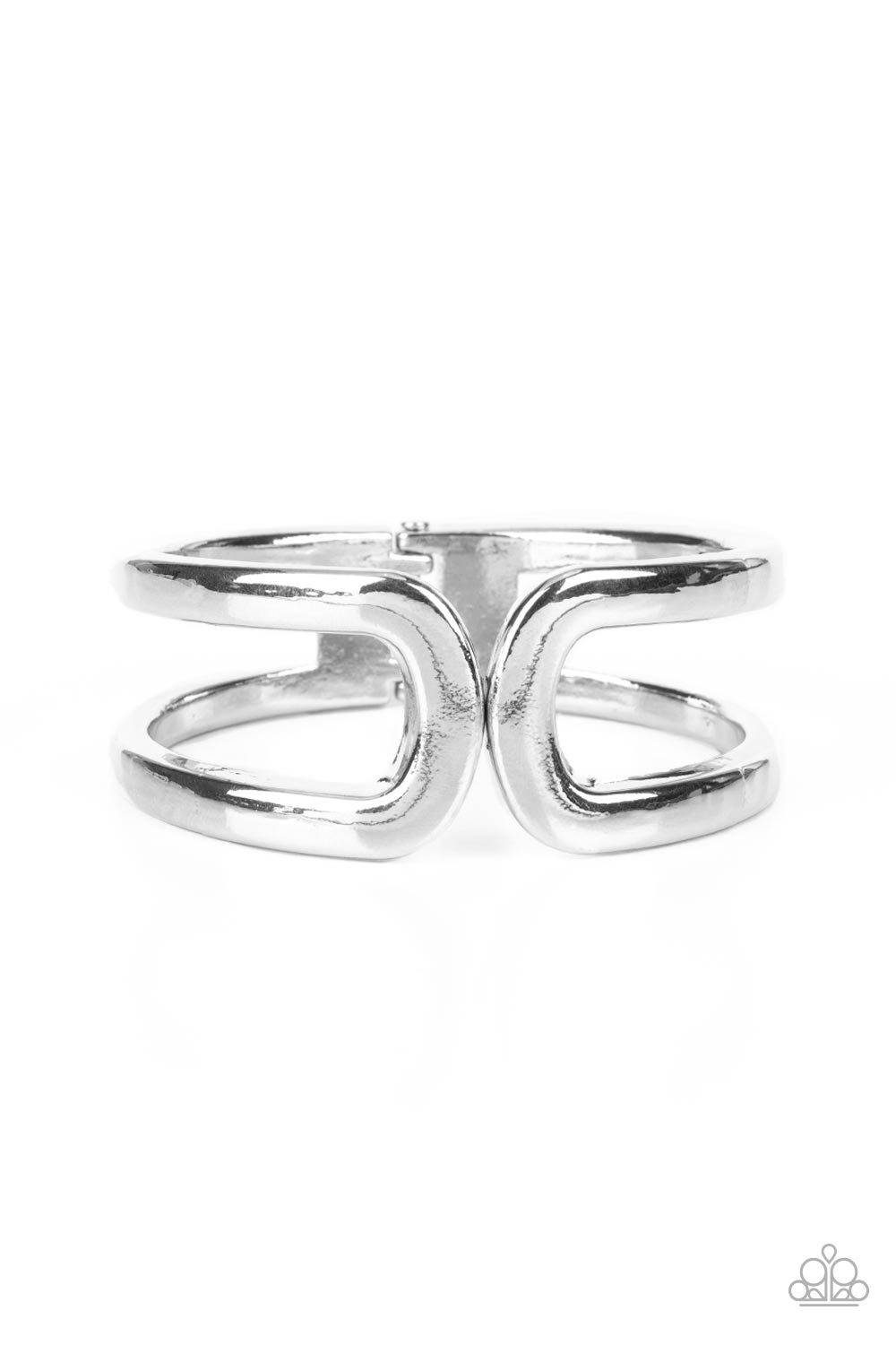 Industrial Empress - Silver Bracelet -  Hinged
