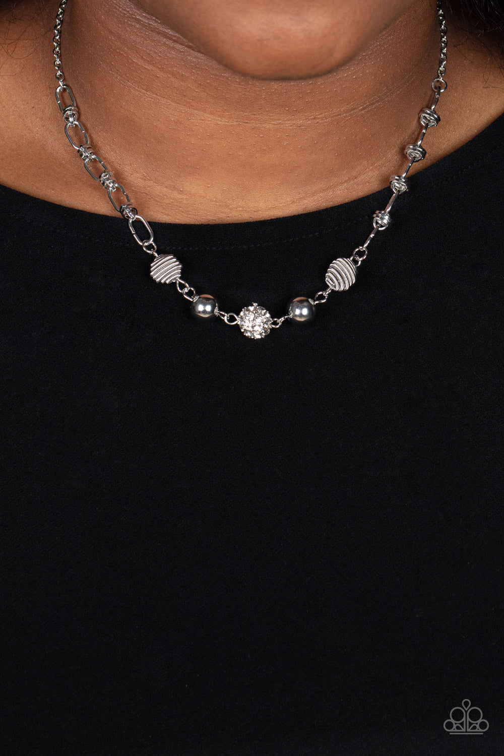 Taunting Twinkle - Silver Necklace