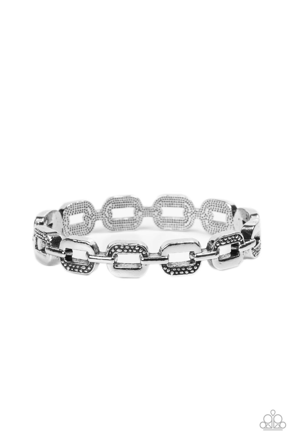 Powerhouse Plunder Bracelet - Silver - Hinged
