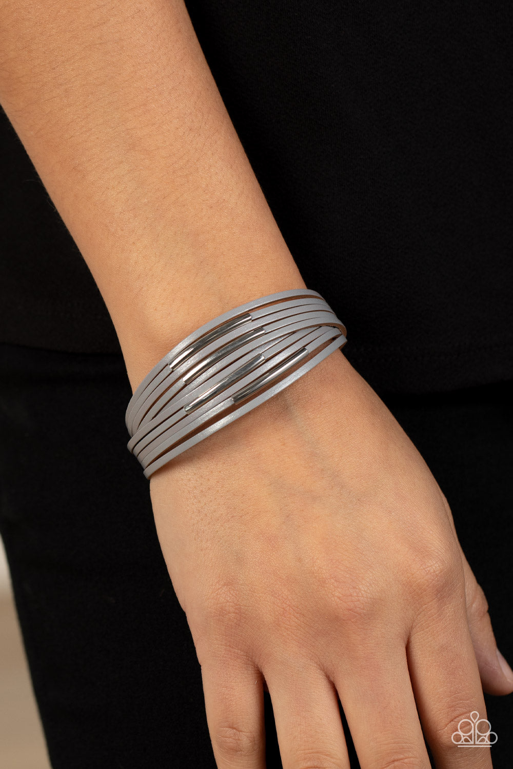 Suburban Outing Bracelet  - Silver -  Magnetic