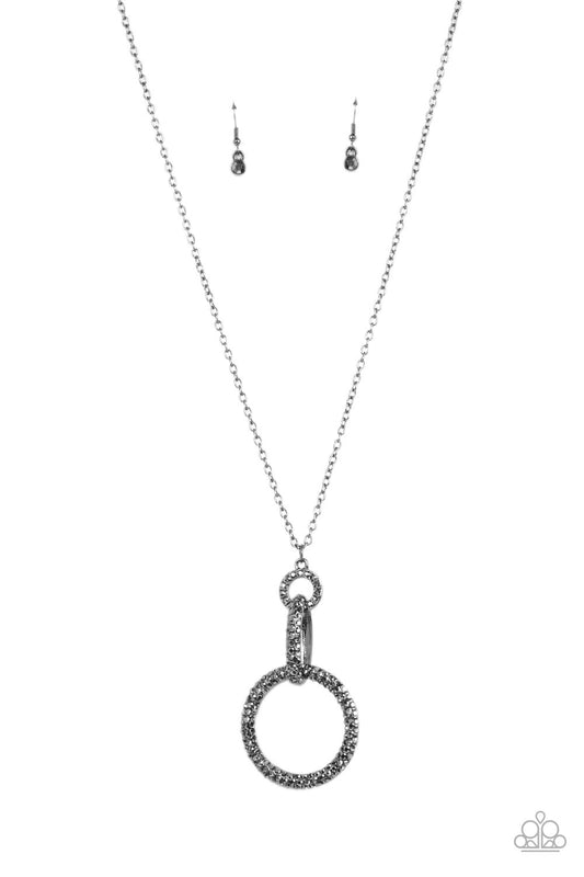 Radiant Ringleader - Silver w/Hematite Gems Necklace