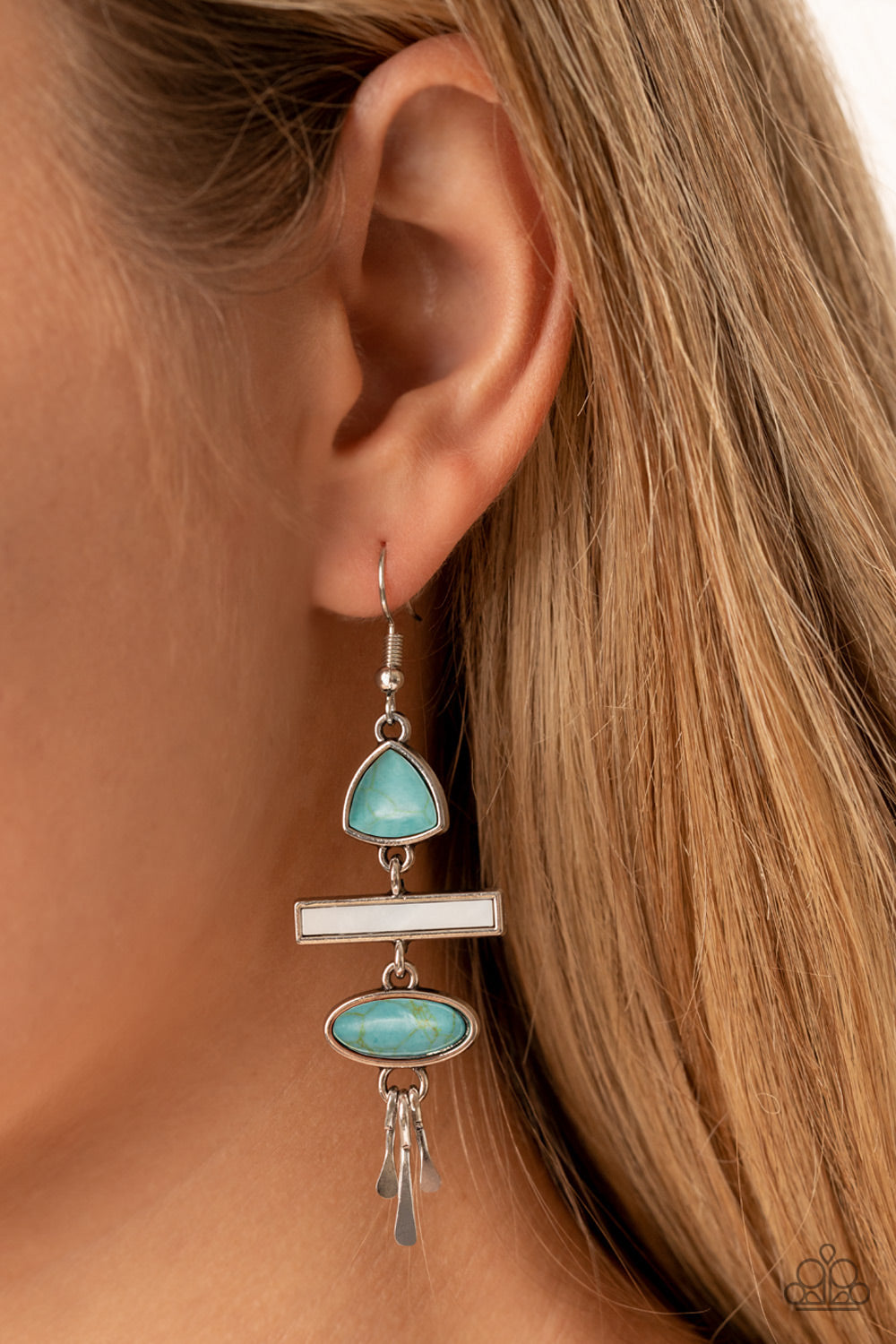 Adventurously Artisan - Blue Earrings