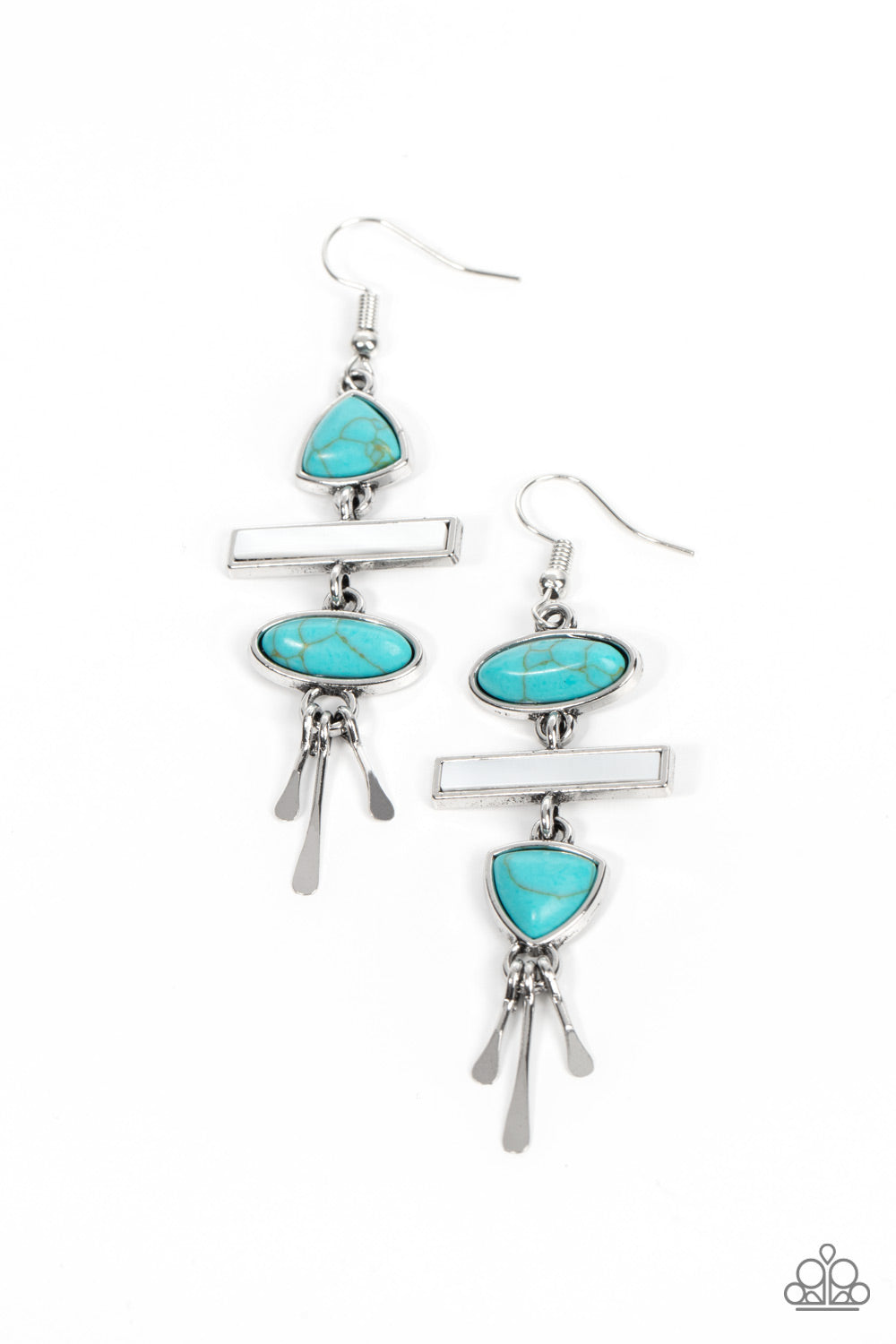 Adventurously Artisan - Blue Earrings