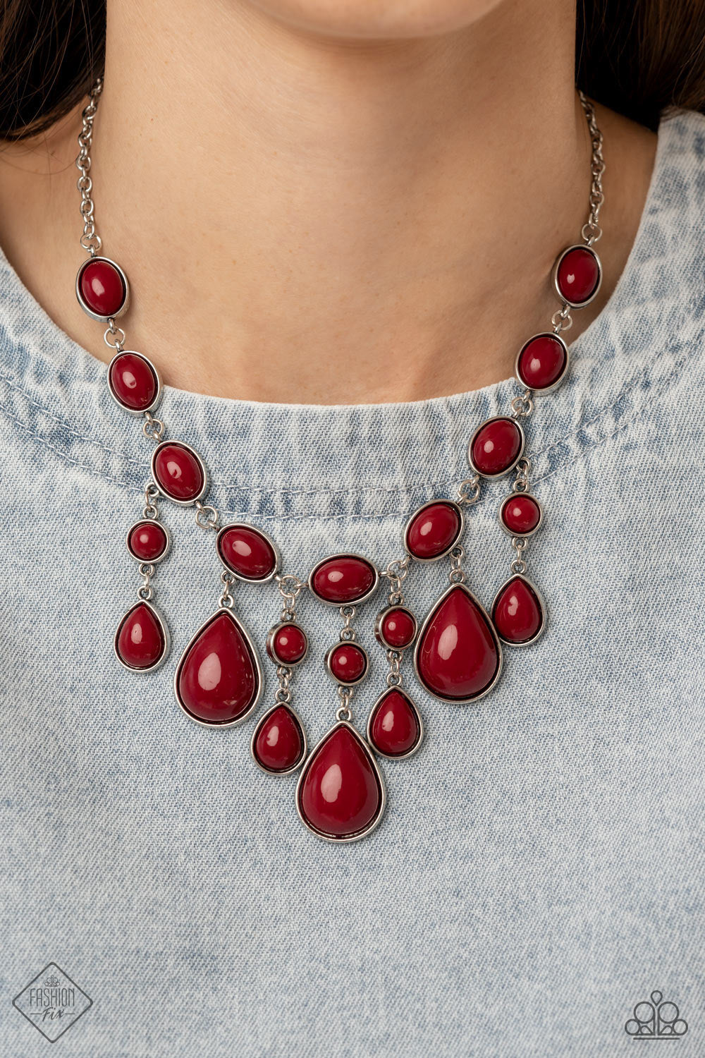 Mediterranean Mystery - Glimpse of Malibu Fashion Fix Set -Red