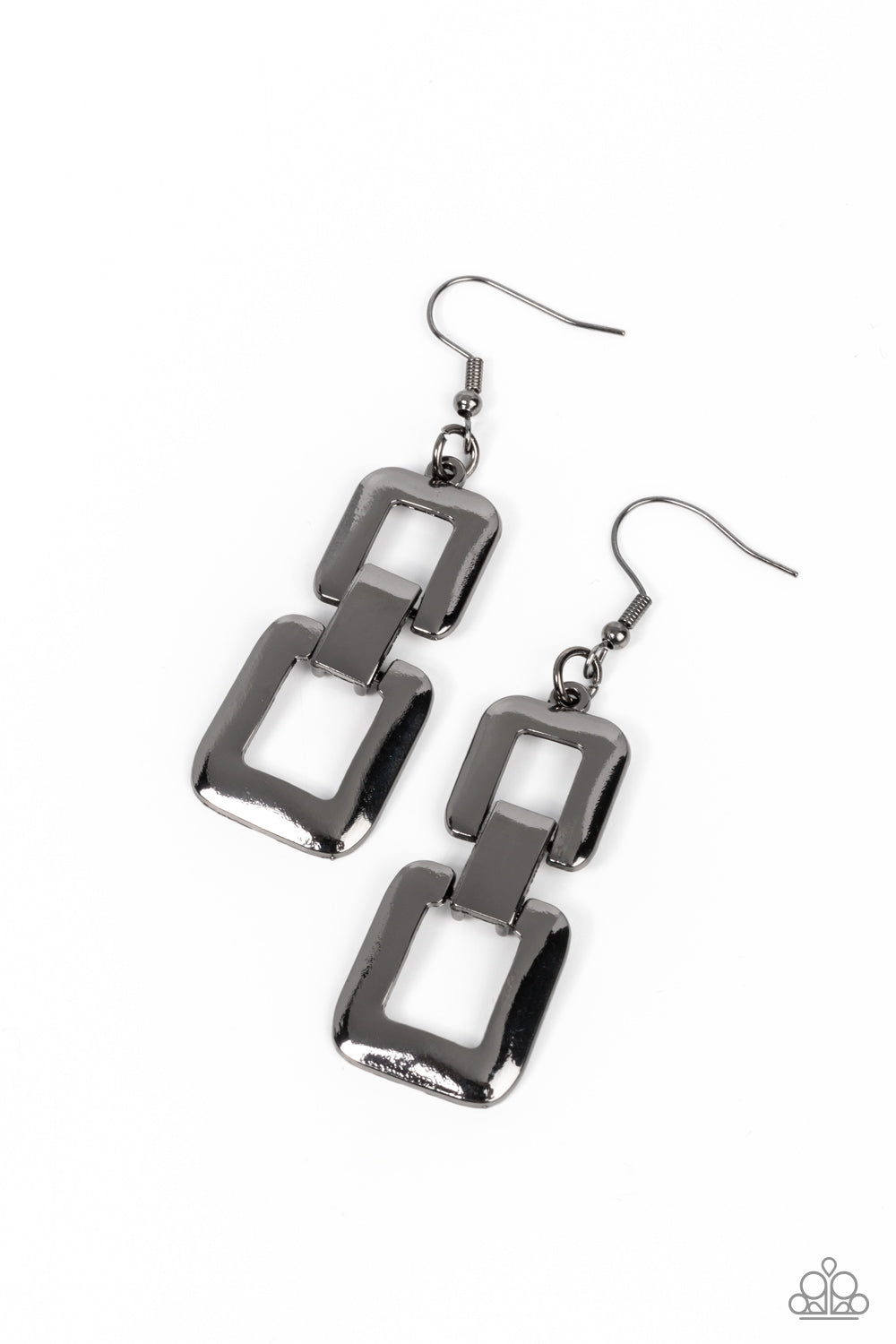 Public Square - Gun Metal (Black) Earrings