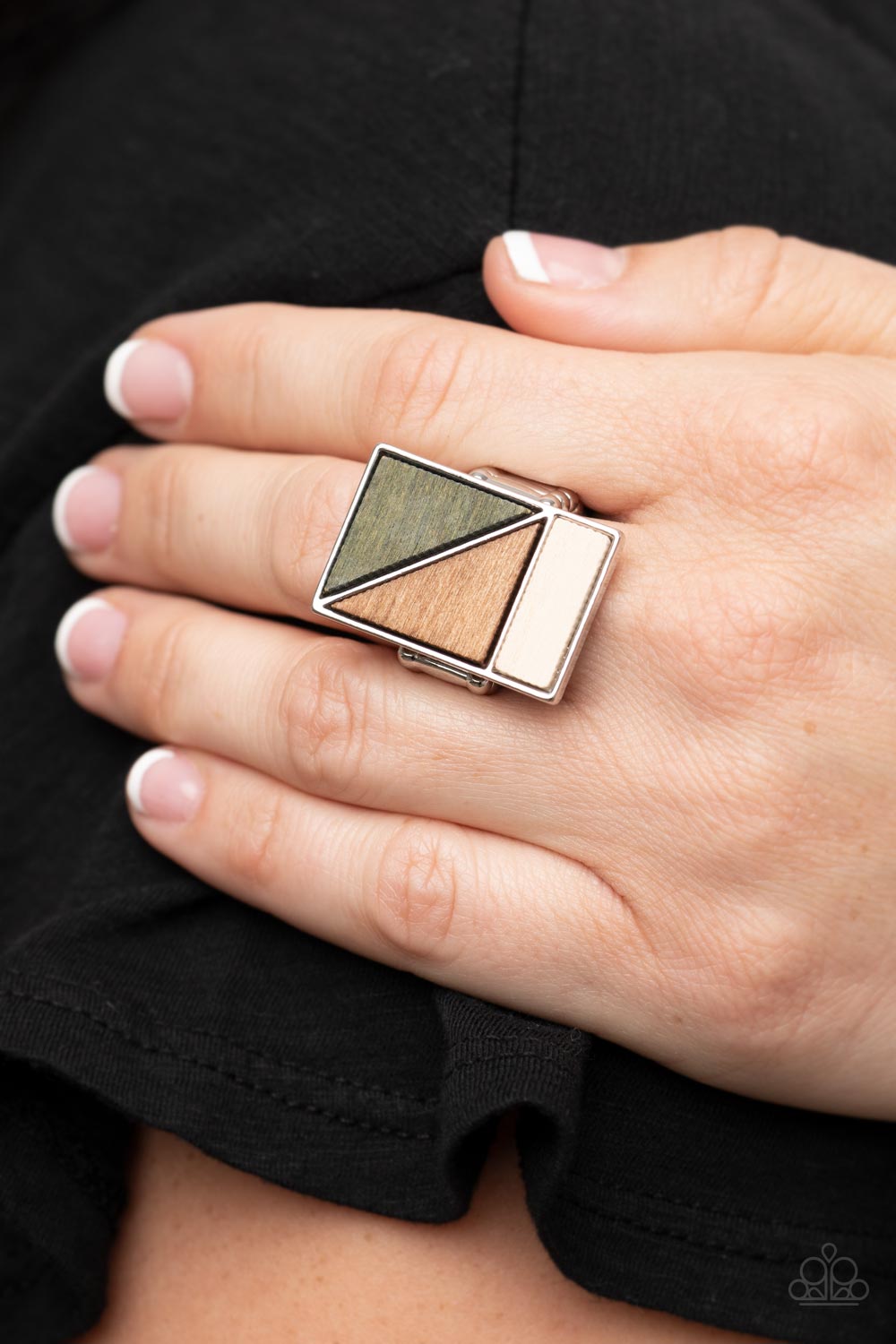 Happily EVERGREEN After - Green Ring - Paparazzi Accessories