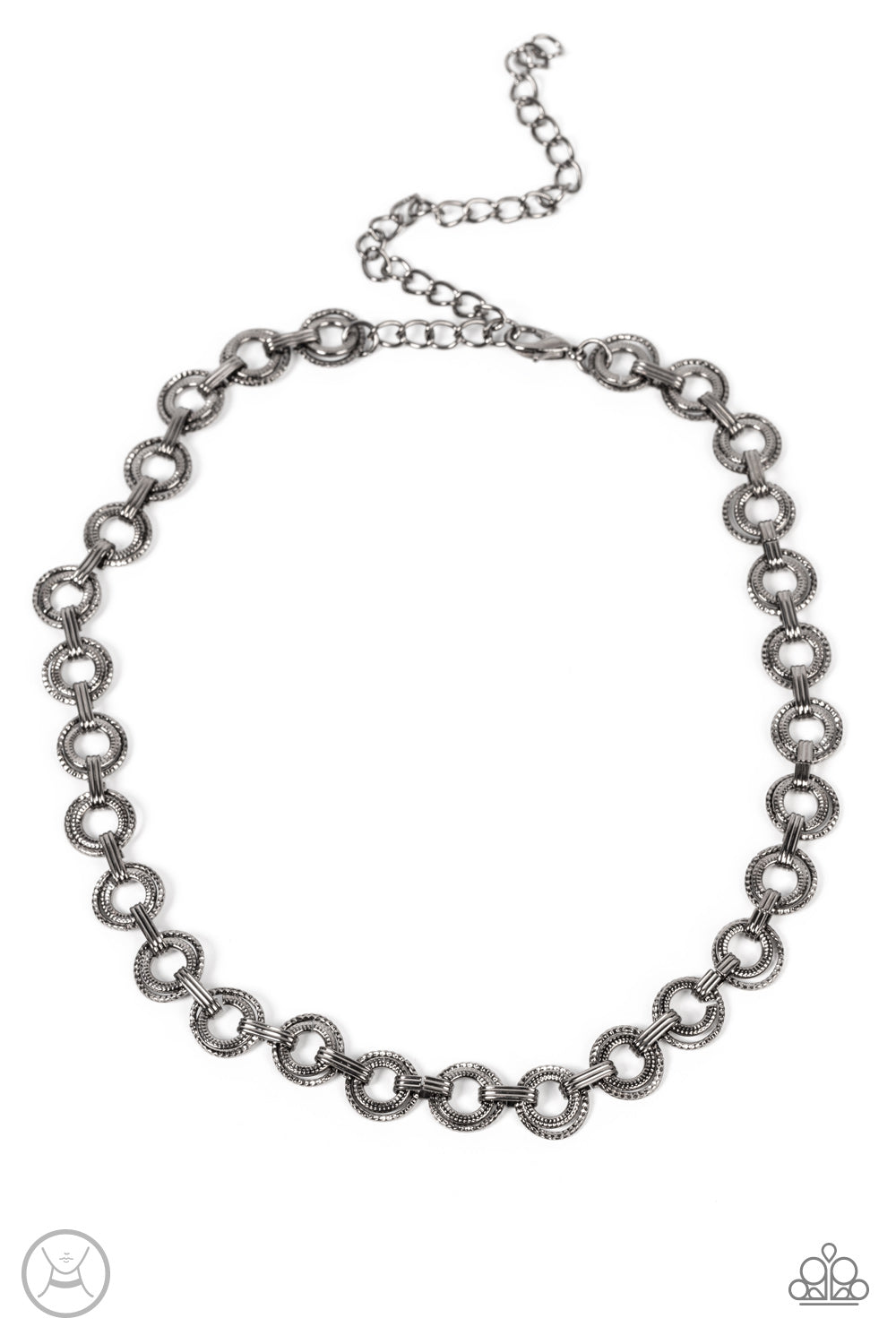 Grit and Grind - Black Choker Necklace
