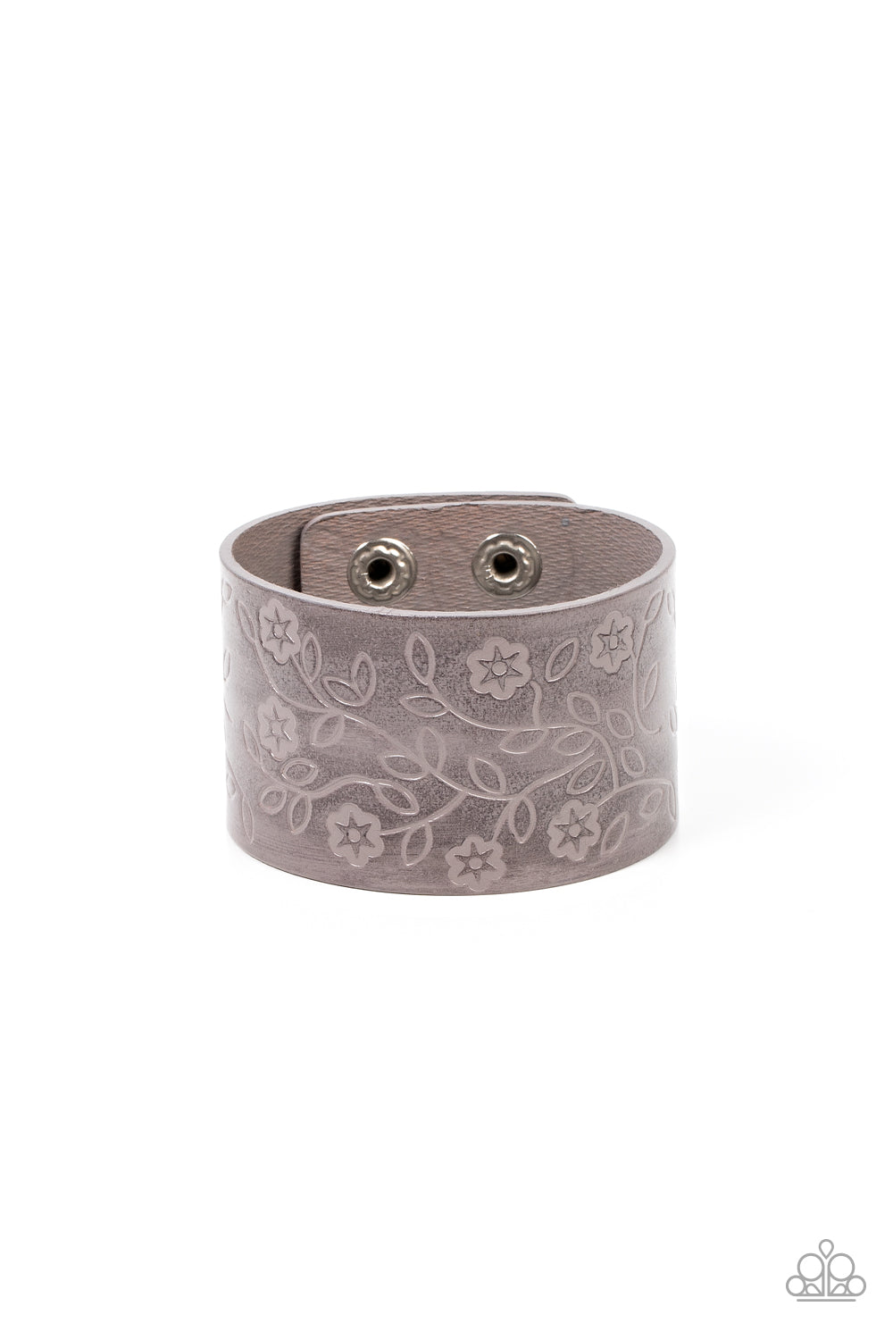 Rosy Wrap Up - Silver Urban Wrap Bracelet